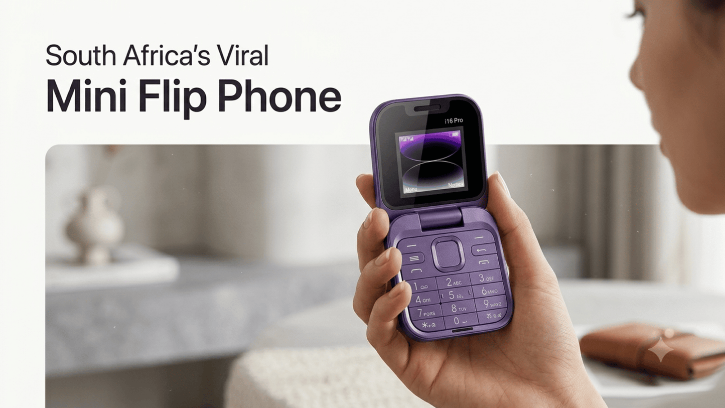 1.77" Mini Foldable - Dual SIM 2G Phone with Compact Design