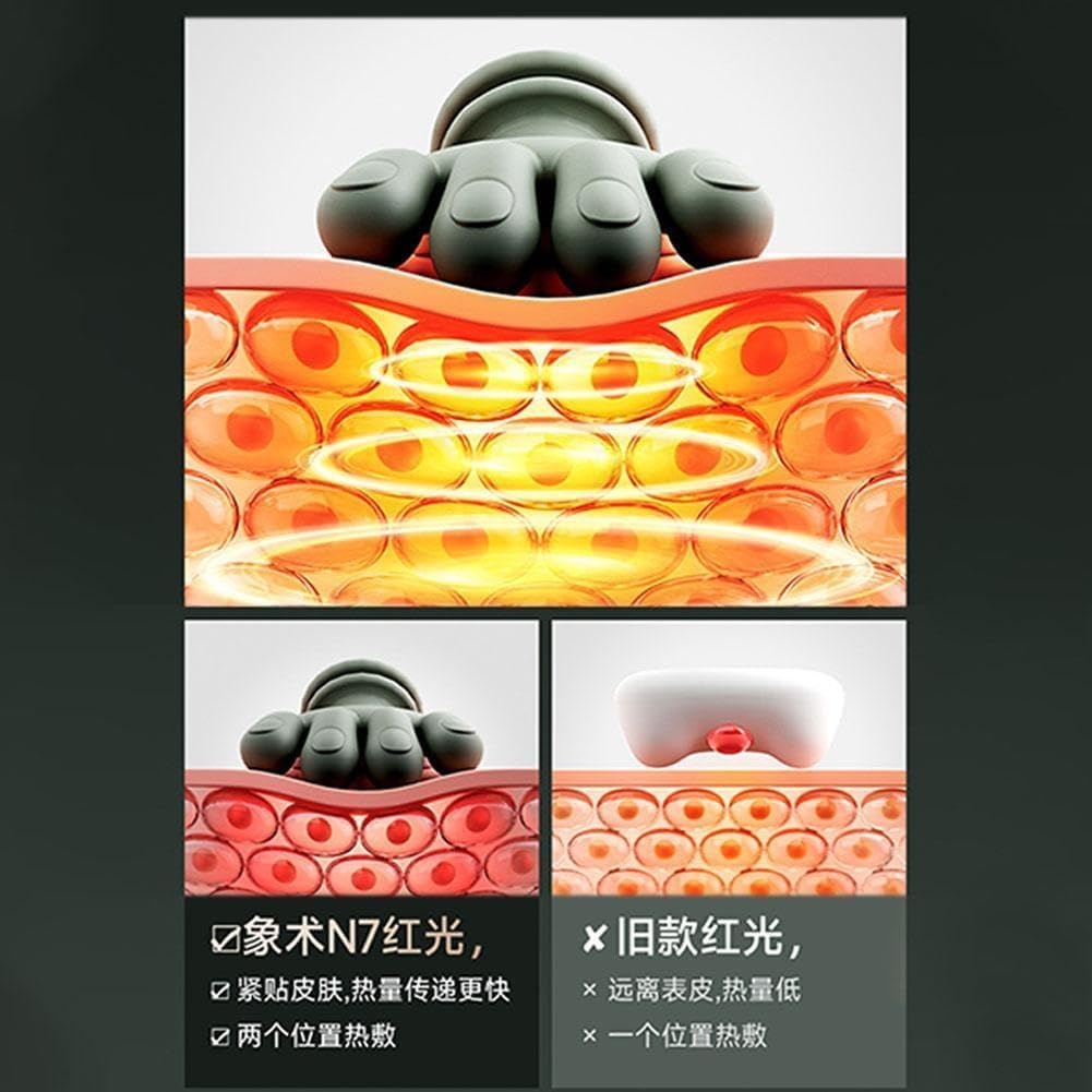 Portable Infrared 5 Finger Neck & Shoulder Massager – Deep Kneading Relaxation Therapy For Home, Office & Travel
